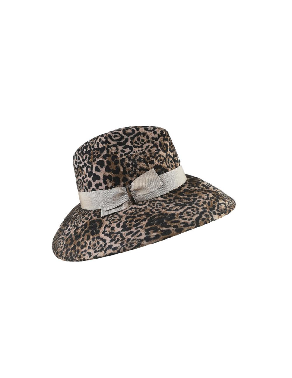 sombreros albero Sombrero Leonora Animal Print Rebajas baratas