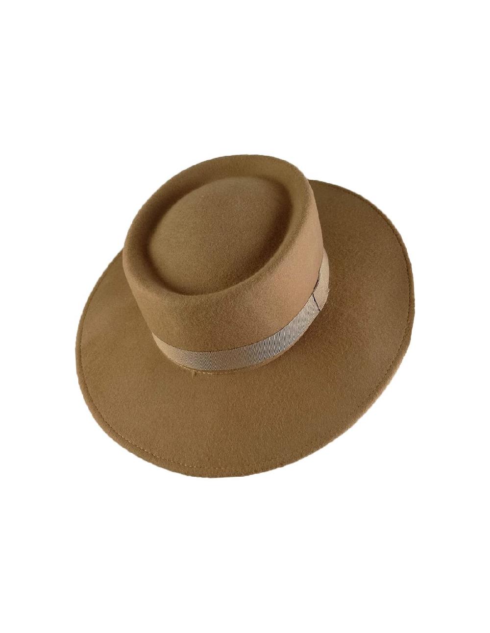sombreros albero Sombrero Melania Camel Rebajas de fábrica