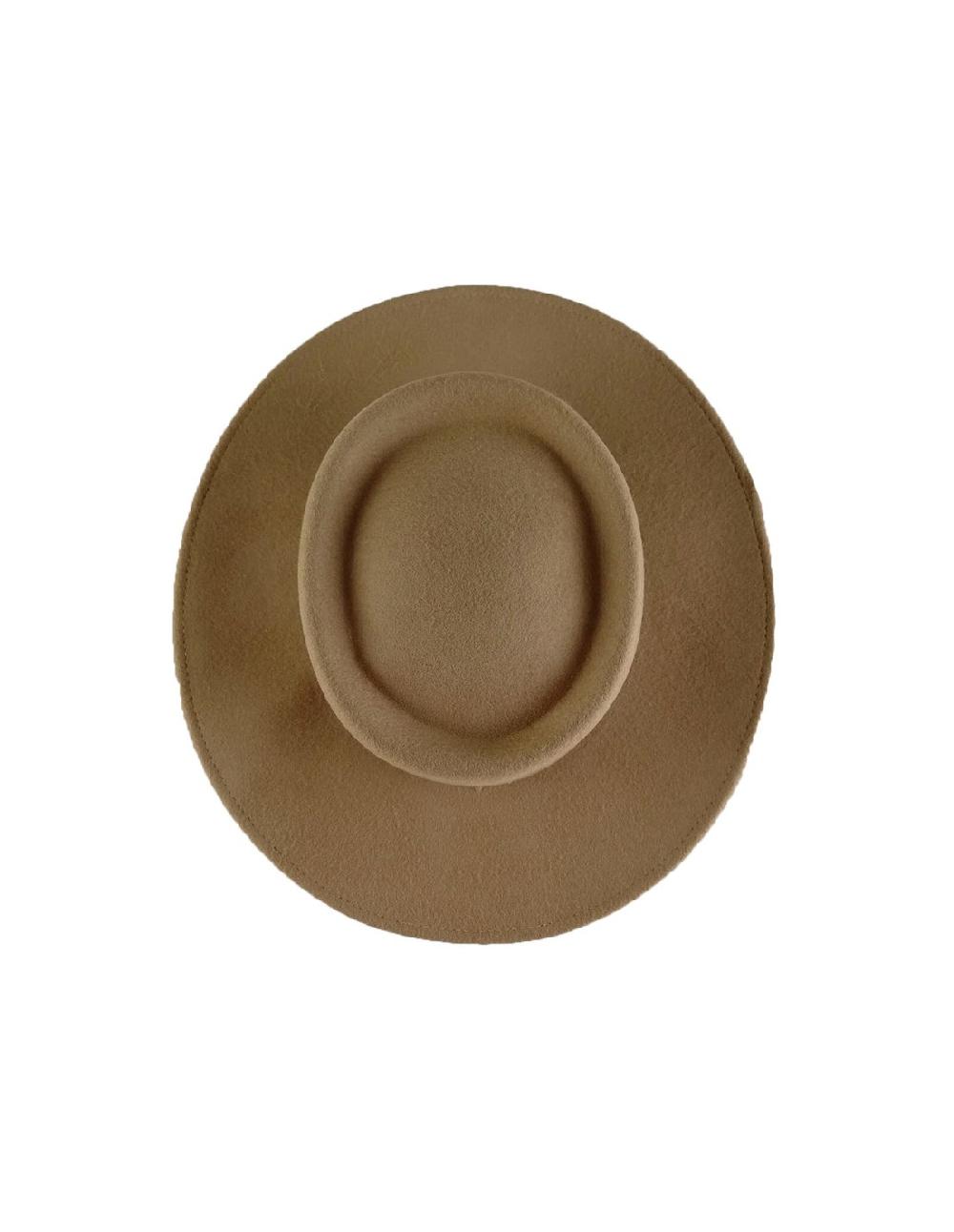 sombreros albero Sombrero Melania Camel Rebajas de fábrica