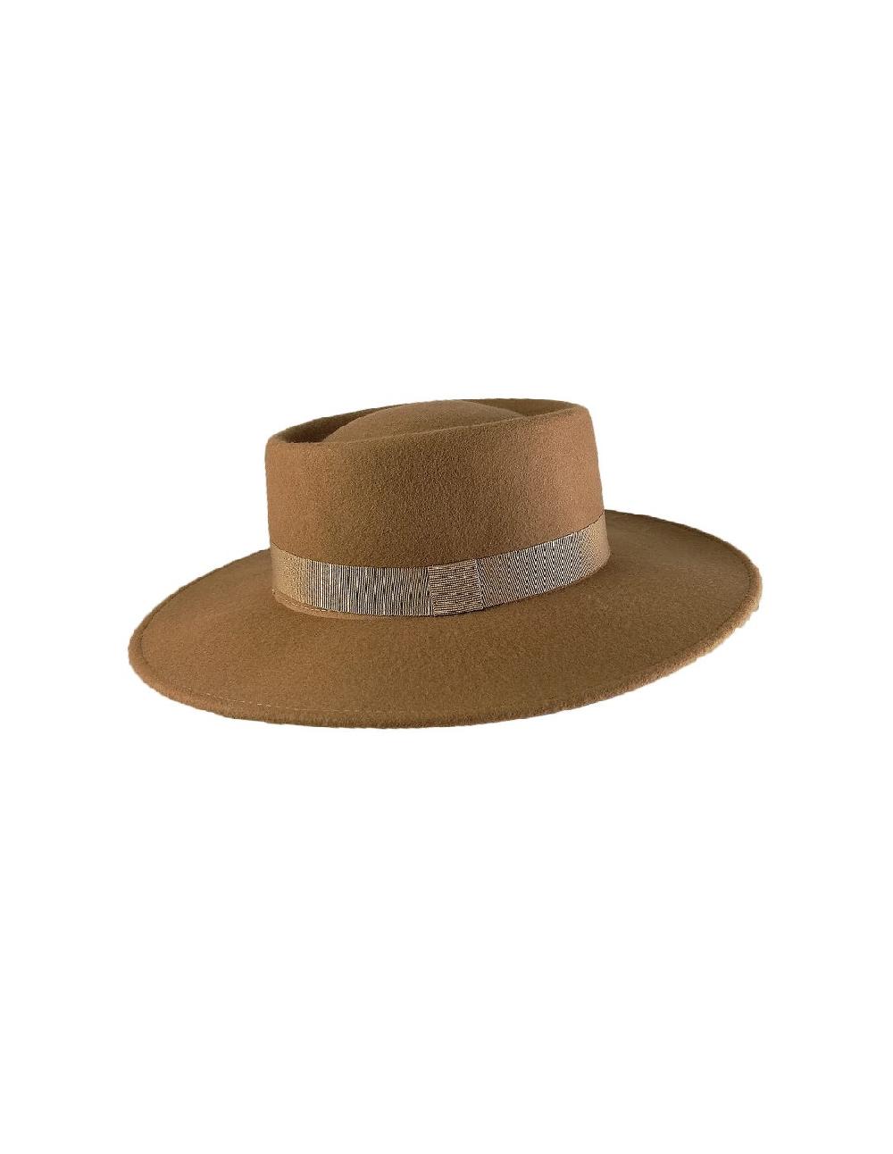sombreros albero Sombrero Melania Camel Rebajas de fábrica