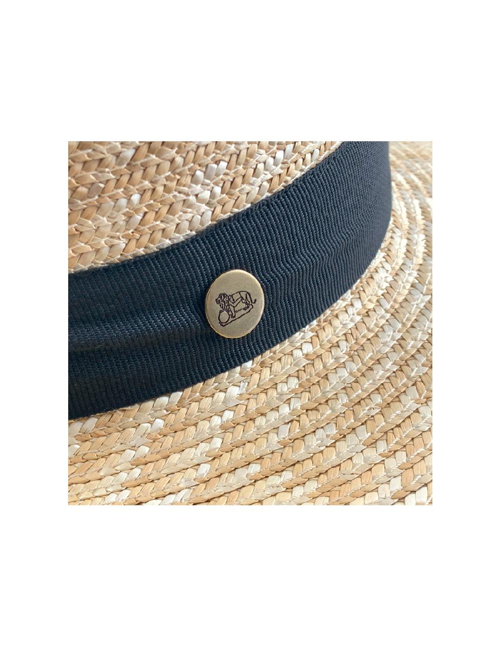 sombreros albero Sombrero Anaya Natural cinta Negra Descuento