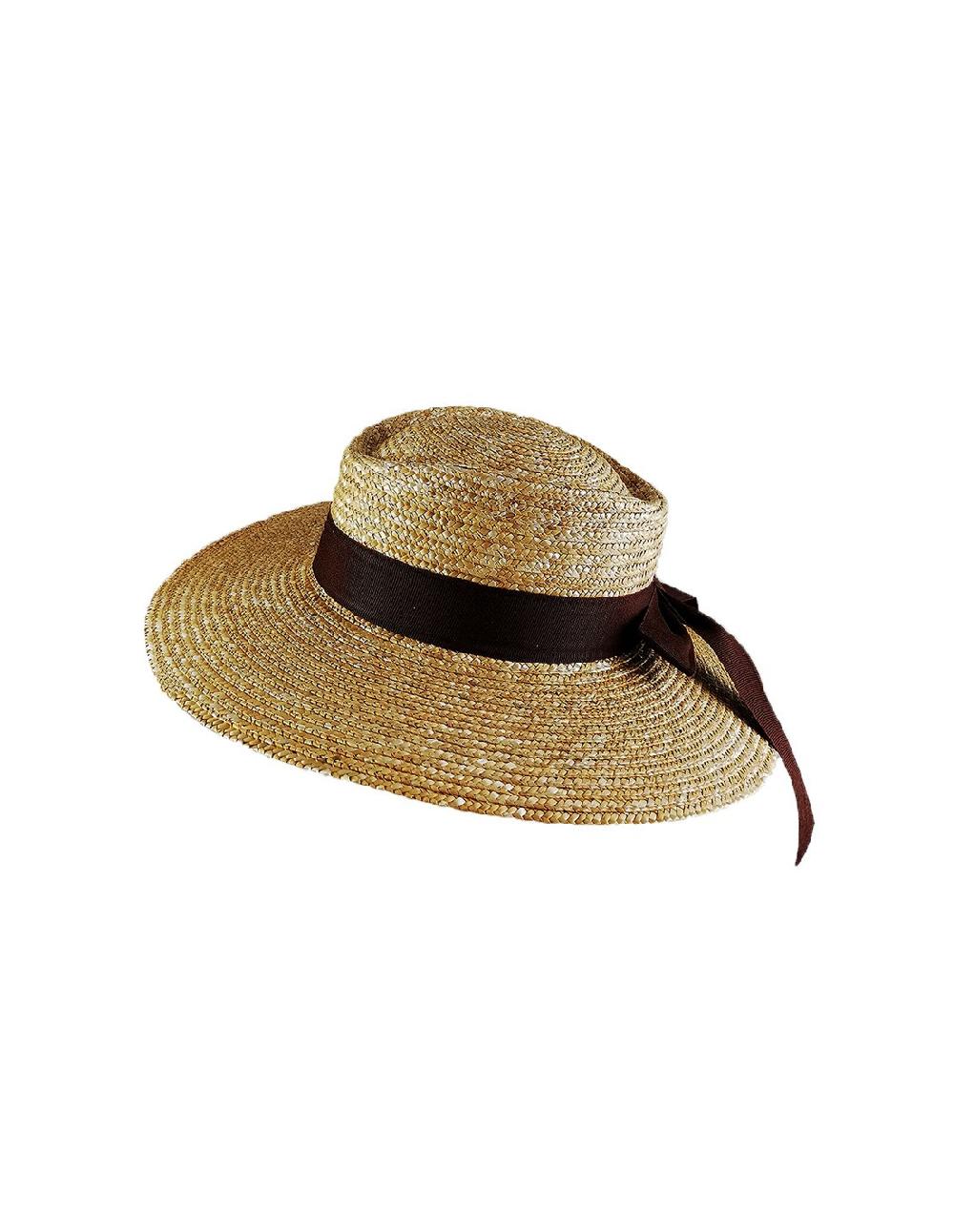sombreros albero Sombrero Sínfoni Natural Lazo Marrón Tienda