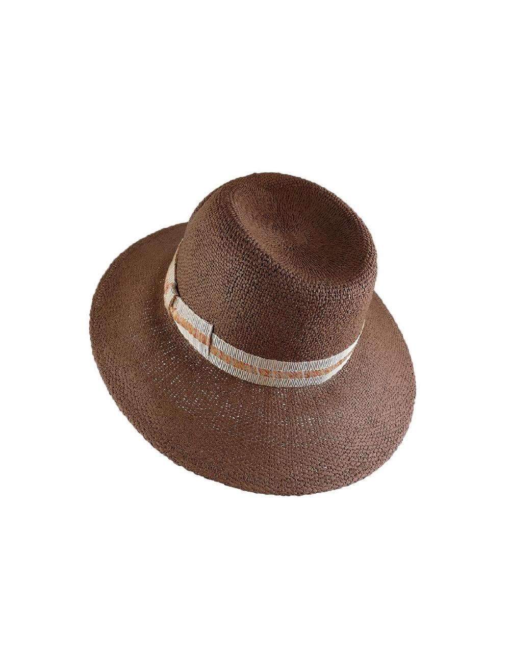 sombreros albero Sombrero Gyda Marrón Liquidación