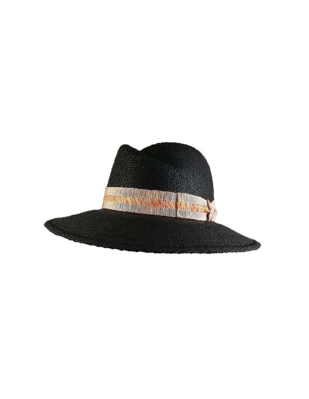 sombreros albero Sombrero Gyda Negro Mejor oferta