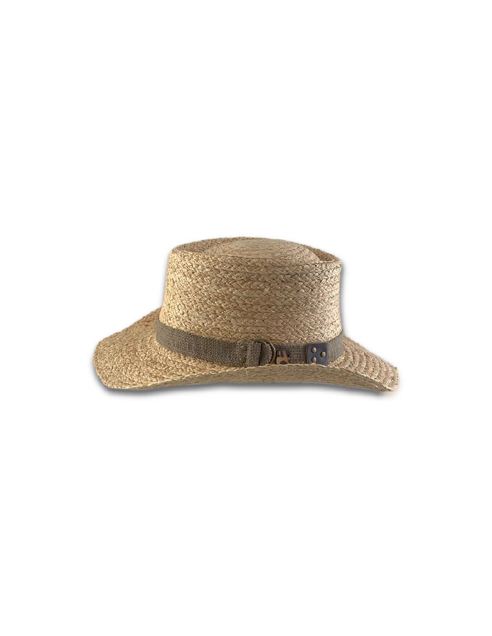 sombreros albero Sombrero Gambler Rafia Natural Rebajas