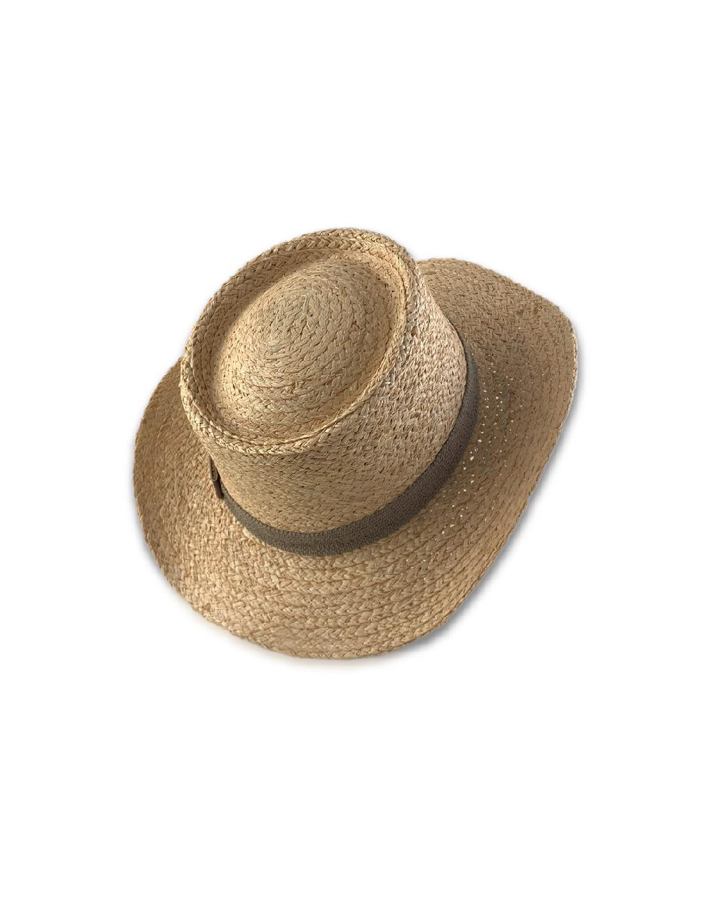 sombreros albero Sombrero Gambler Rafia Natural Rebajas