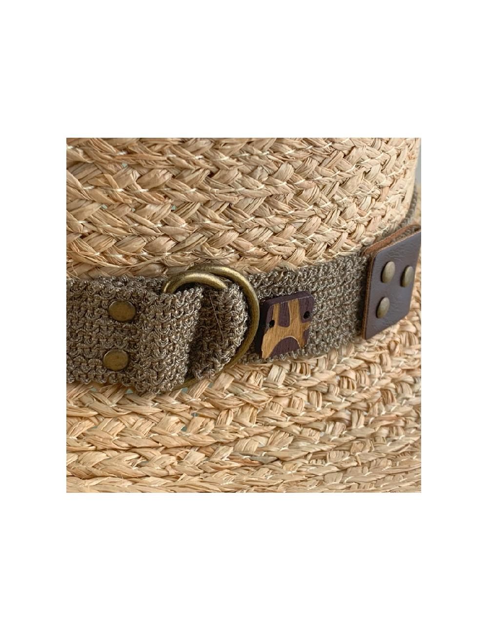 sombreros albero Sombrero Gambler Rafia Natural Rebajas