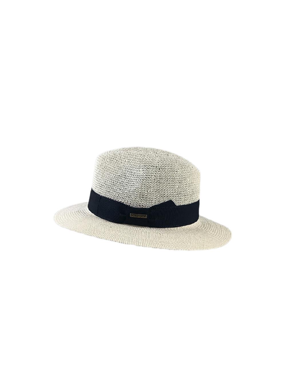 sombreros albero Sombrero Reinet Crema Cinta Negra Rebajas online
