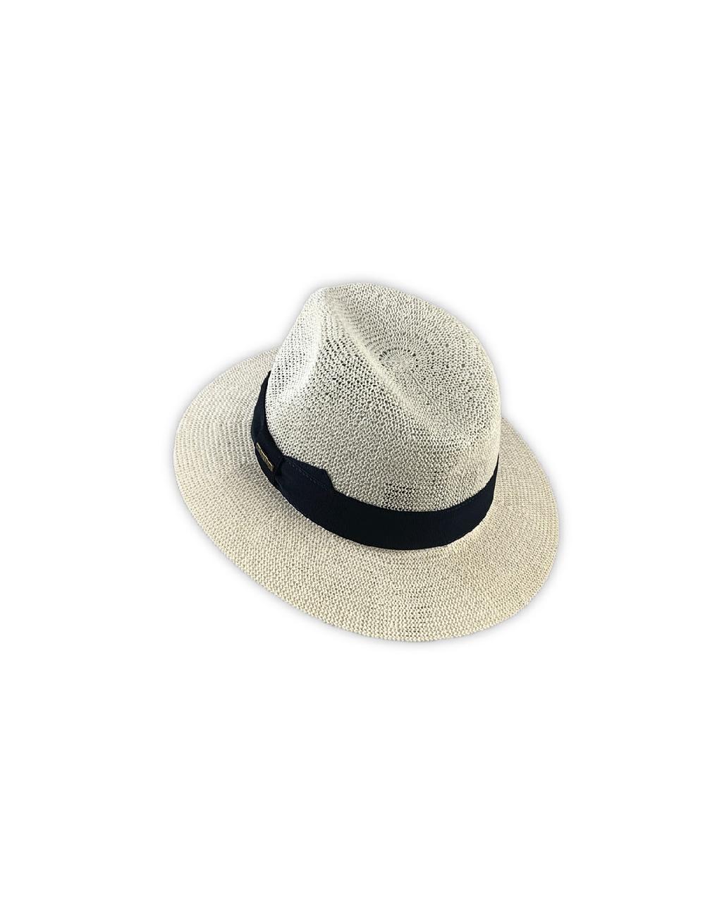 sombreros albero Sombrero Reinet Crema Cinta Negra Rebajas online