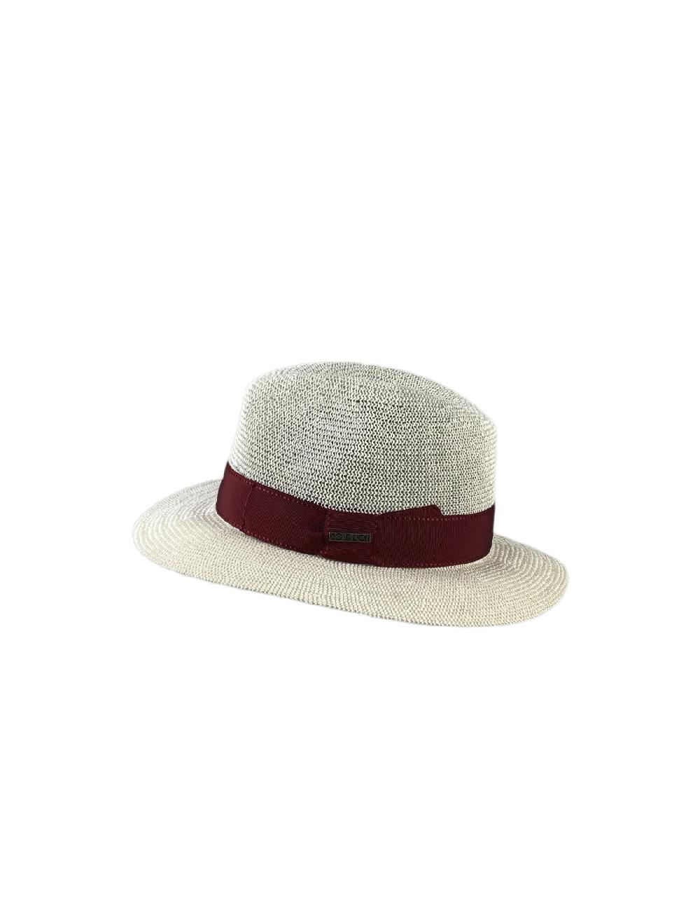 sombreros albero Sombrero Reinet Crema Cinta Amaranto Rebajas top