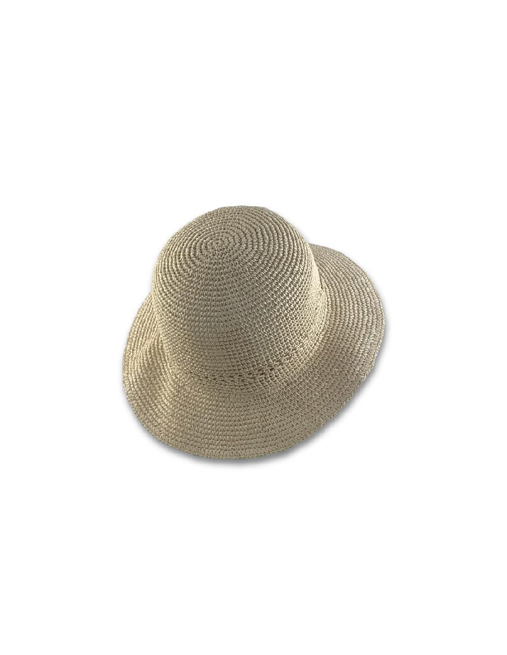 sombreros albero Sombrero Fine Paper Crochet Cloche Color Lino de Seeberger Superdescuento