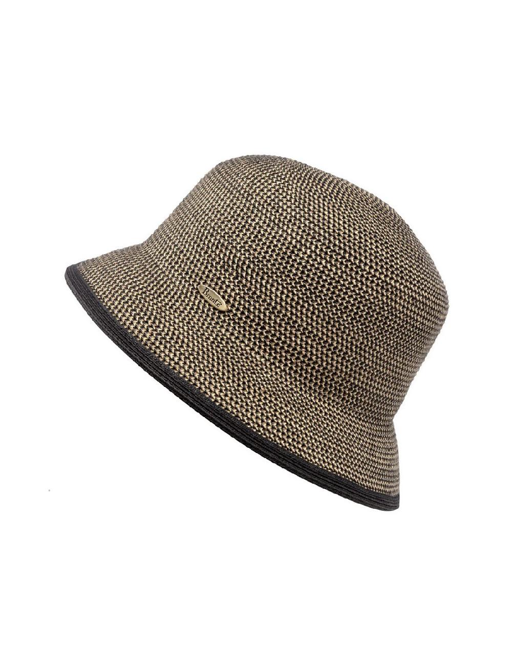 sombreros albero Sombrero Bucket Dayla Natural/Negro de Bronté