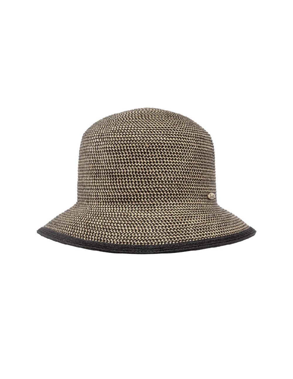 sombreros albero Sombrero Bucket Dayla Natural/Negro de Bronté Tienda de fábrica