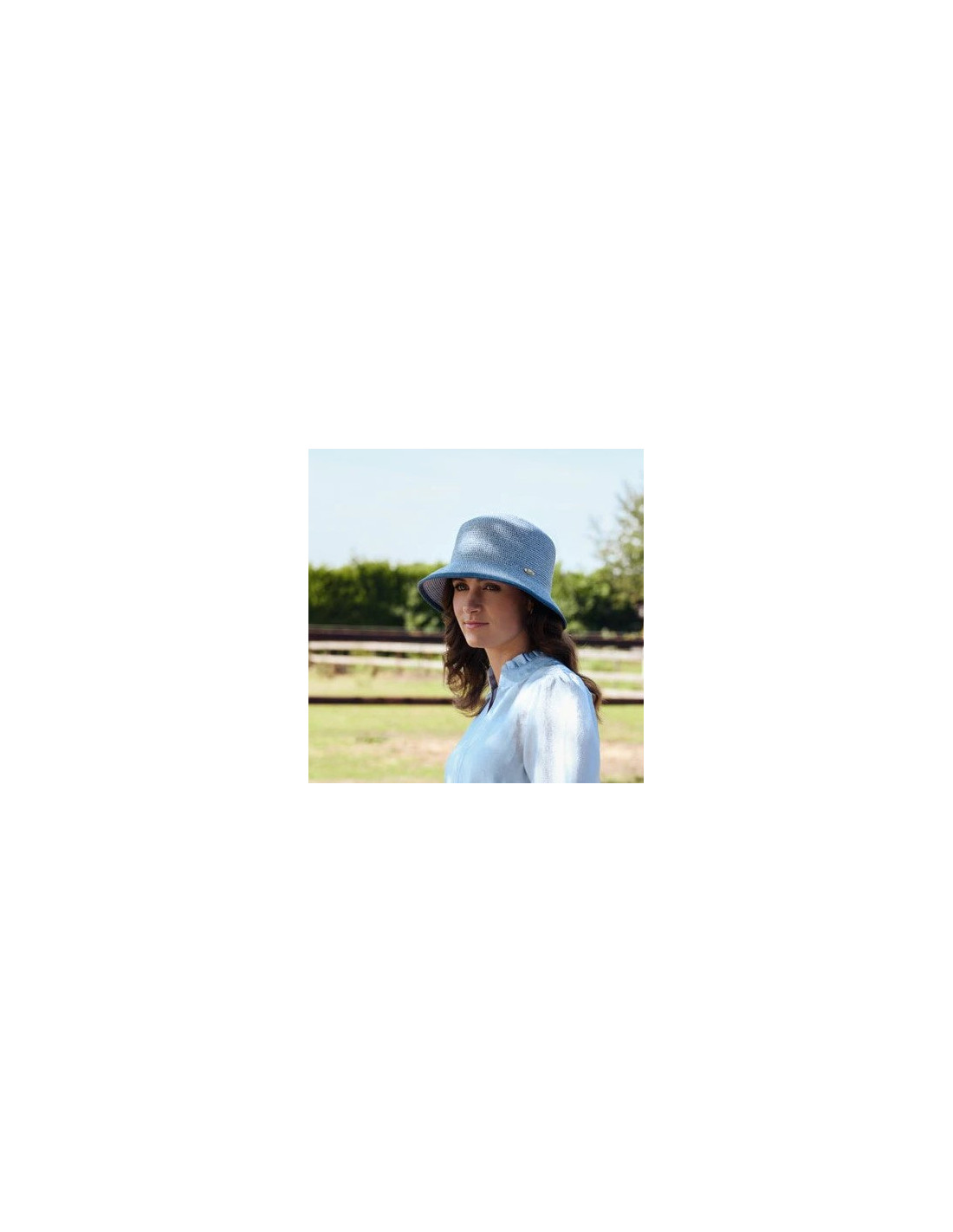 sombreros albero Sombrero Bucket Dayla Natural/Negro de Bronté Tienda de fábrica
