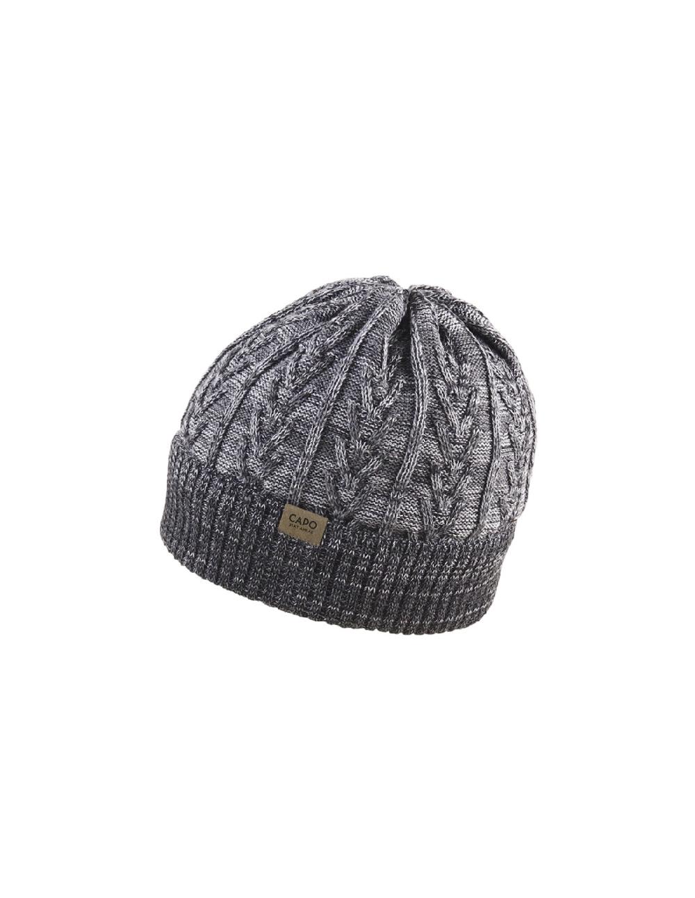 sombreros albero Gorro Pull On Fin Cap Gris Precios de Black Friday