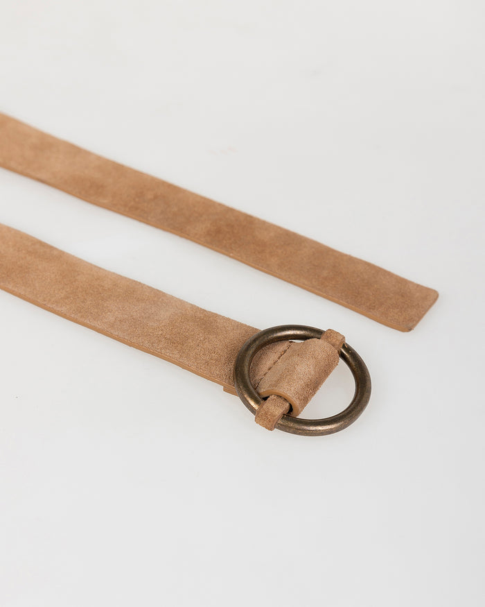 system action Cinturón camel con hebilla ajustable Gran oferta
