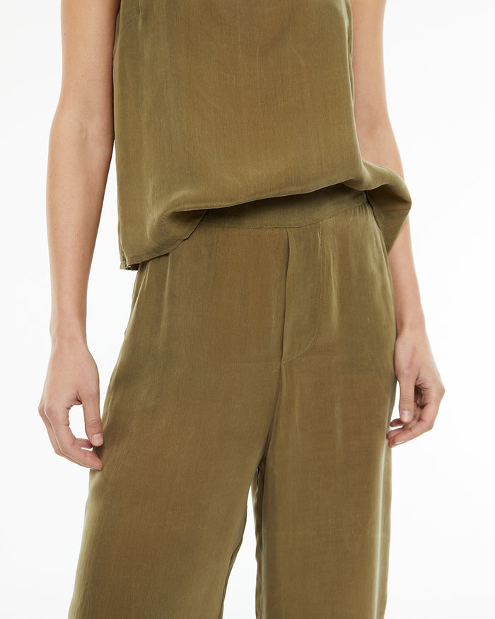 system action Pantalón ancho con bolsillos laterales y goma cintura Rebajas