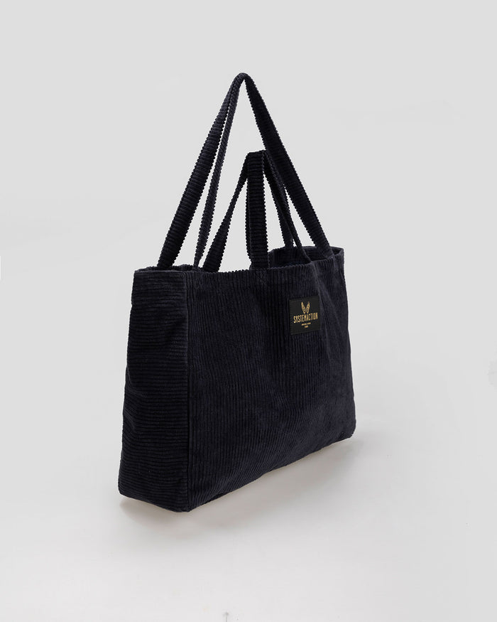 system action Bolso shopper de pana volumen rectangular Precios de Black Friday