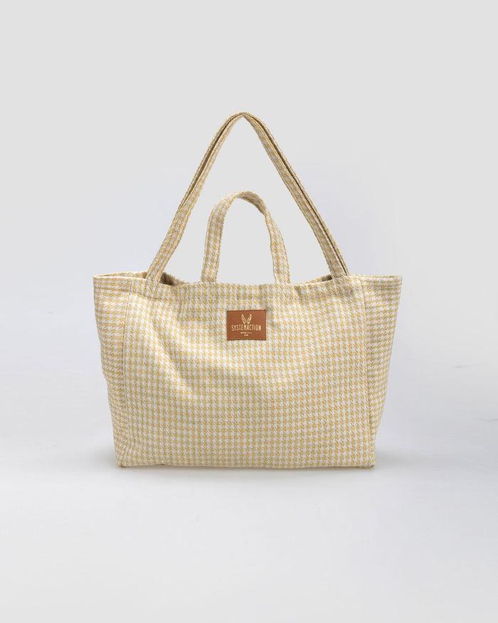 system action Bolso shopper pata de gallo