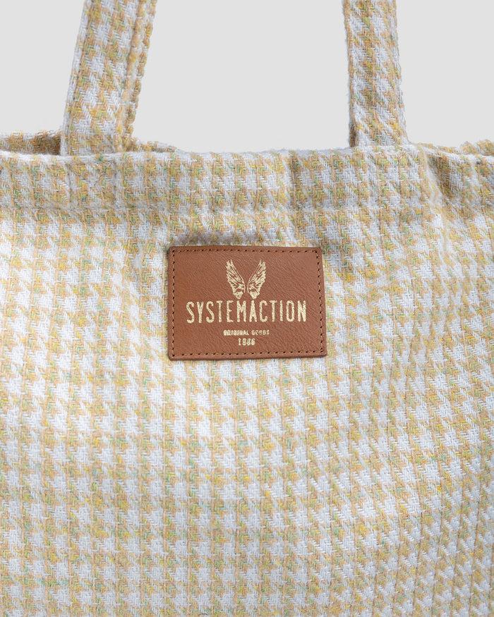 system action Bolso shopper pata de gallo Libre de impuestos