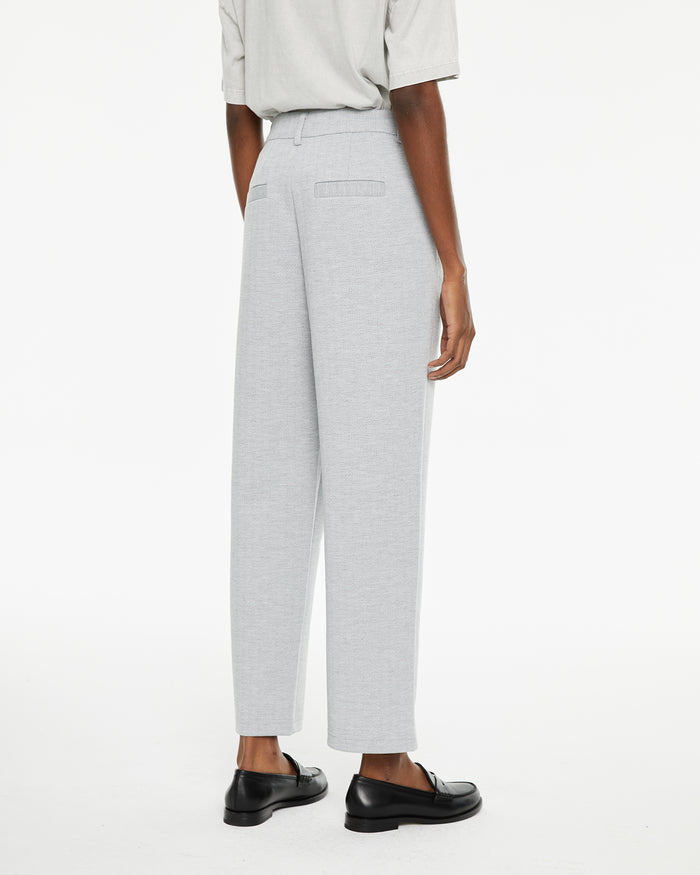 system action Pantalón tejido jacquard confort de tiro medio Rebajas de fin de temporada
