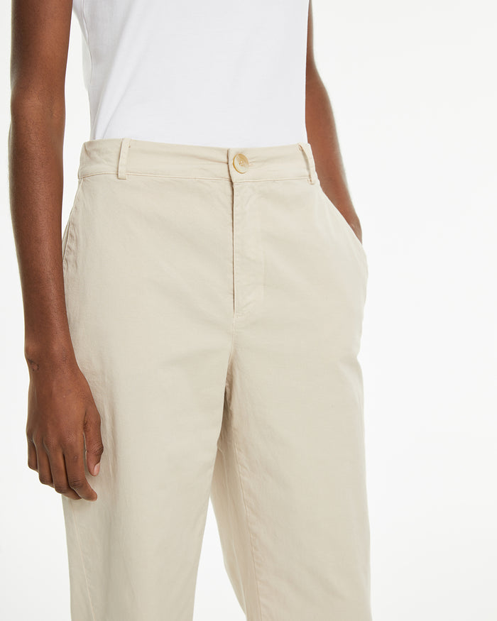 system action Pantalón recto tiro medio con pinzas delanteras Rebajas baratas