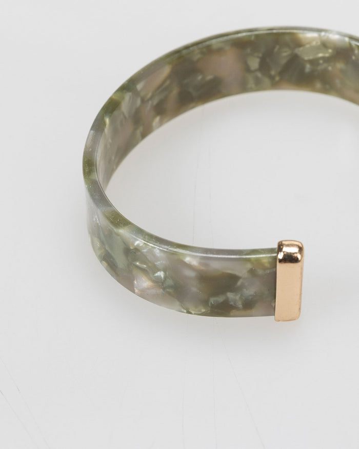 system action Pulsera rígida semi abierta efecto mármol Promoción por tiempo limitado