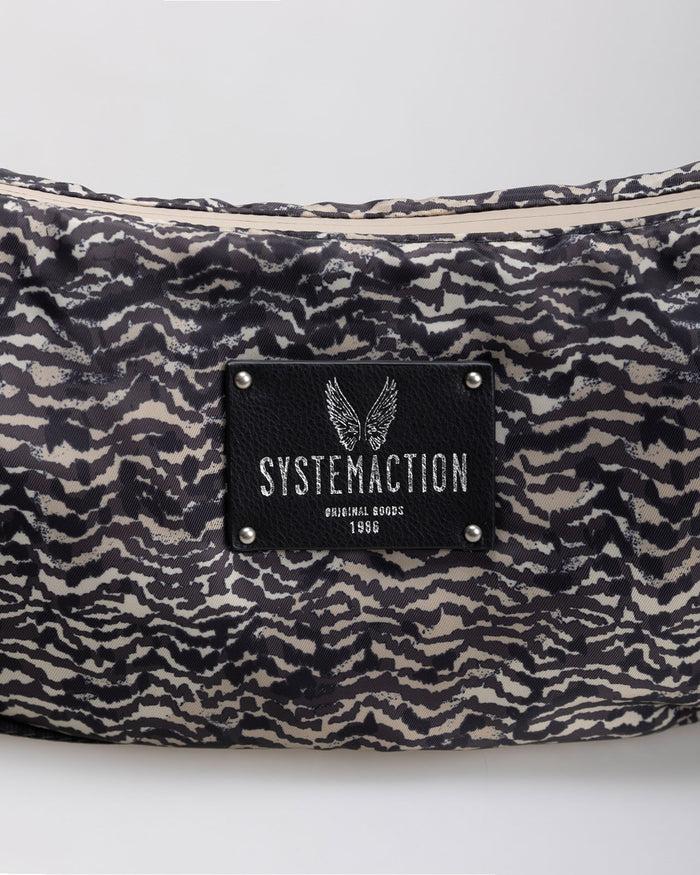 system action Bolso nylon estampado tipo riñonera Descuento por venta flash