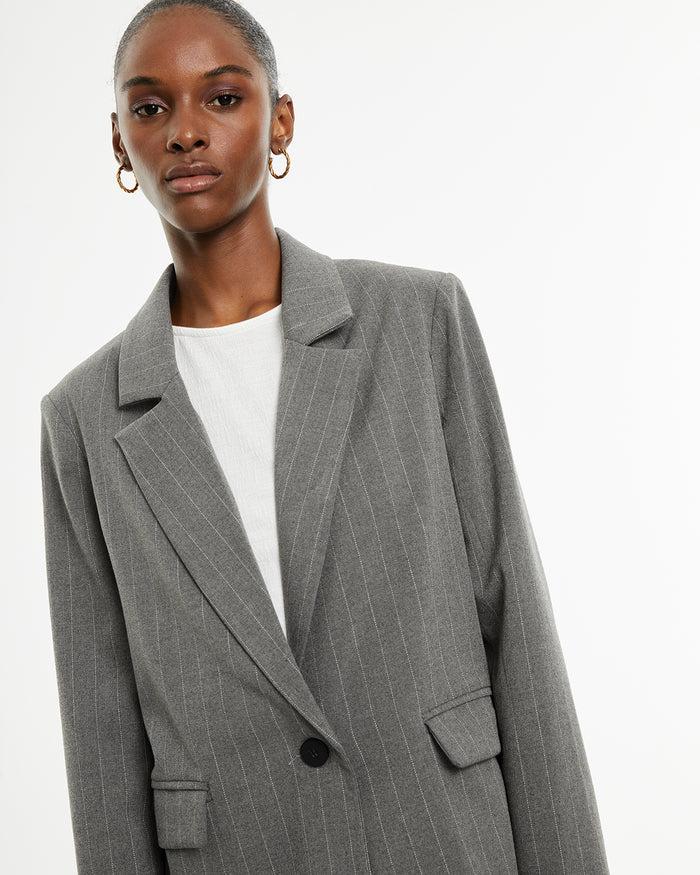system action Americana raya diplomática gris En oferta