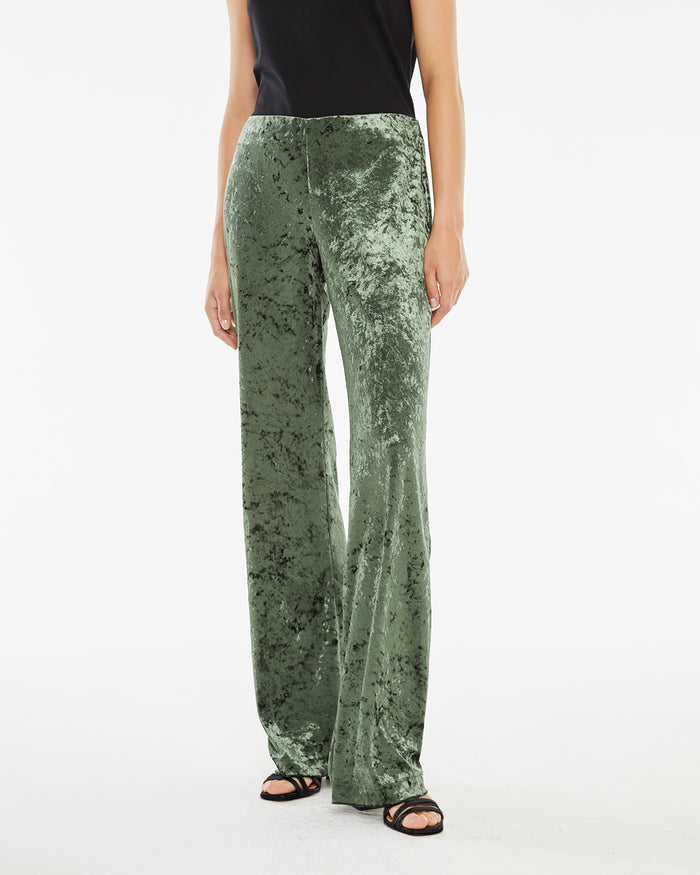 system action Pantalón largo ajustado velvet Mejor oferta