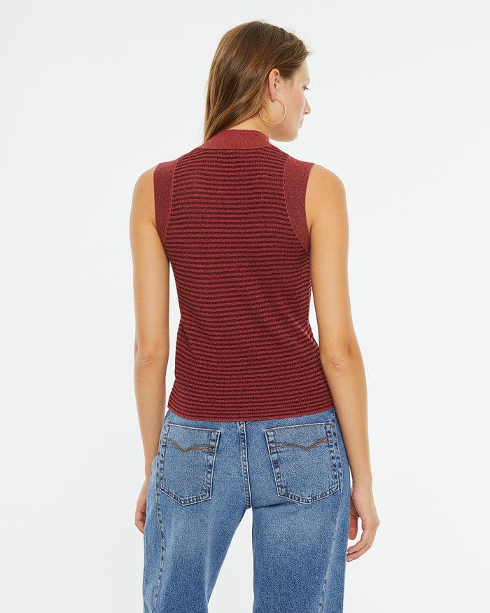 system action Top canalé ajustado de tirantes Oferta especial de fábrica