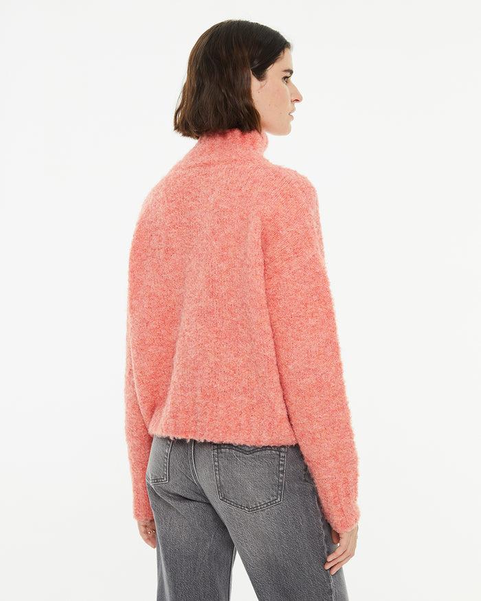 system action Jersey bouclé oversize cuello cisne Ofertas especiales