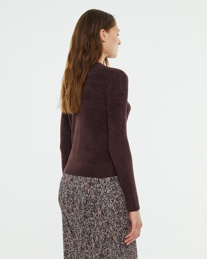 system action Jersey básico velour cuello redondo Rebajas online