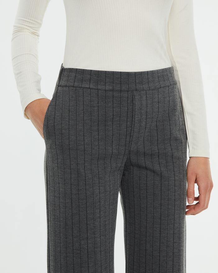 system action Pantalón recto tejido raya diplomática Tienda de fábrica