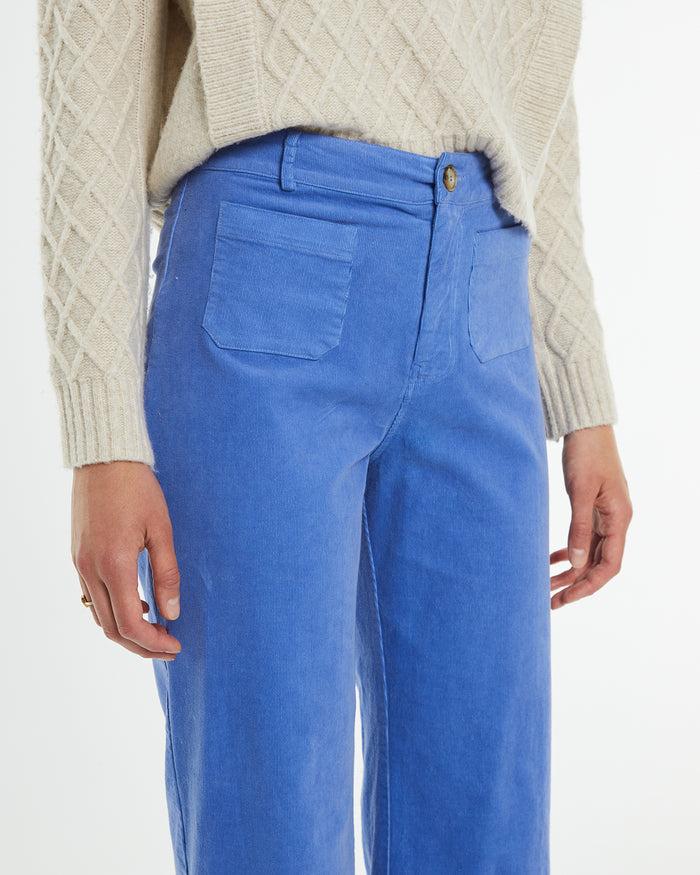 system action Pantalón largo de pata ancha tejido micropana elástica Rebajas baratas