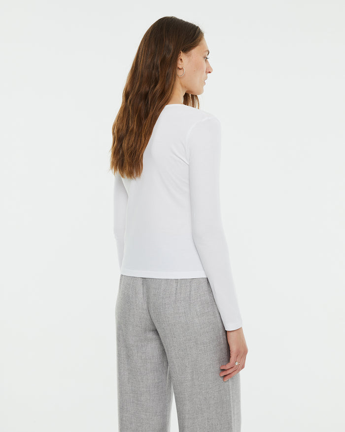 system action Camiseta crop ajustada manga larga Oferta especial de fábrica