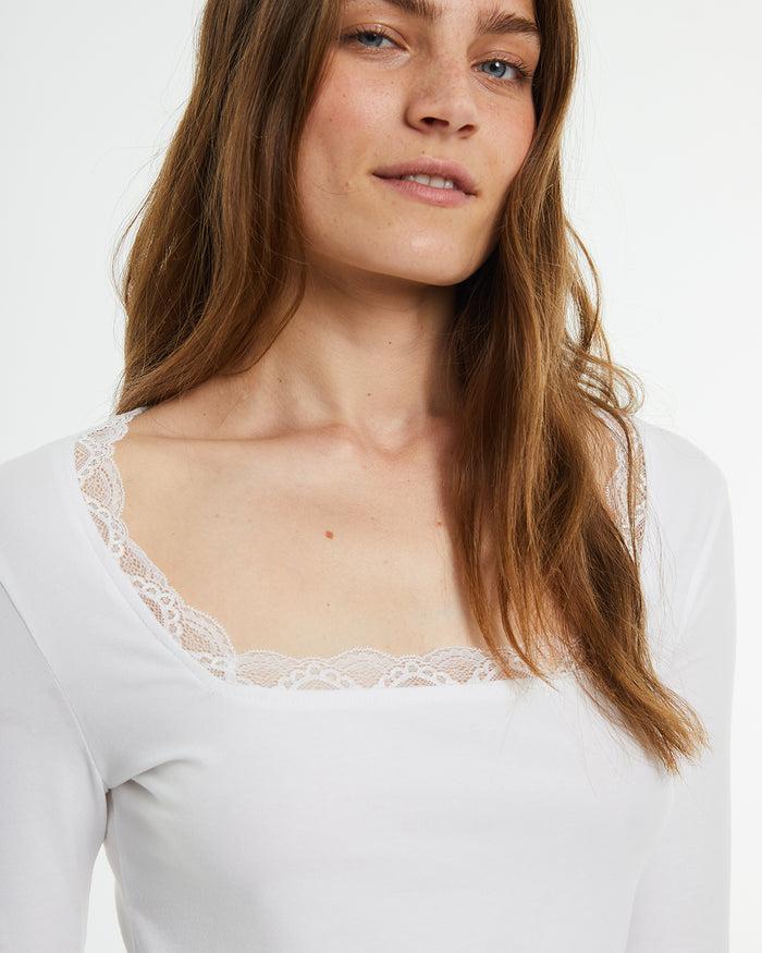 system action Camiseta crop ajustada manga larga Oferta especial de fábrica