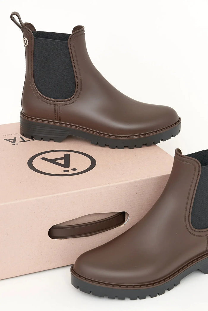 tantä rainwear Druppel Java/Black Descuentos del mes