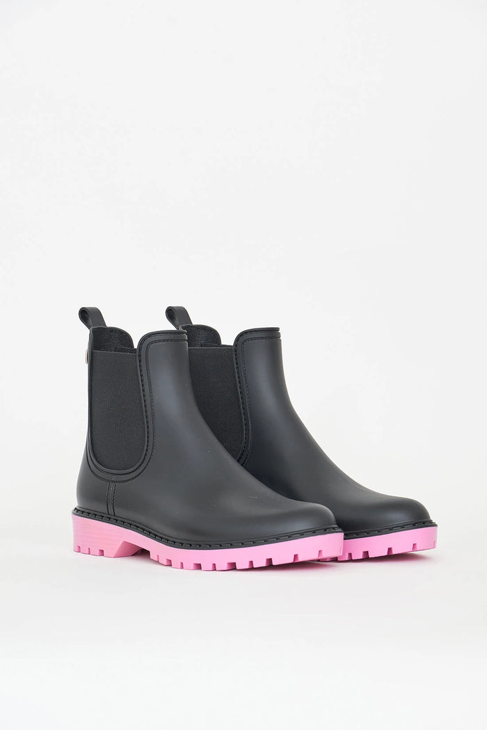 tantä rainwear Druppel Black MoonliteMauve Última moda