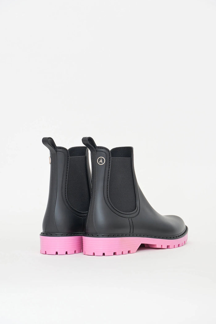 tantä rainwear Druppel Black MoonliteMauve Descuento por venta flash