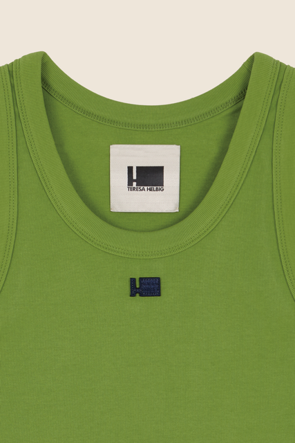 teresa helbig TANK TOP VERDE Superdescuento