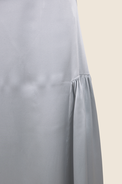 teresa helbig VESTIDO SEDA HALTER AZUL Descuentos del mes