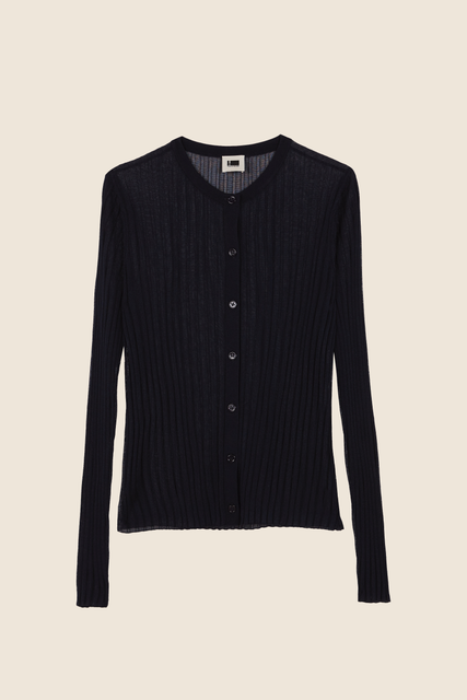 teresa helbig CÁRDIGAN PUNTO NAVY