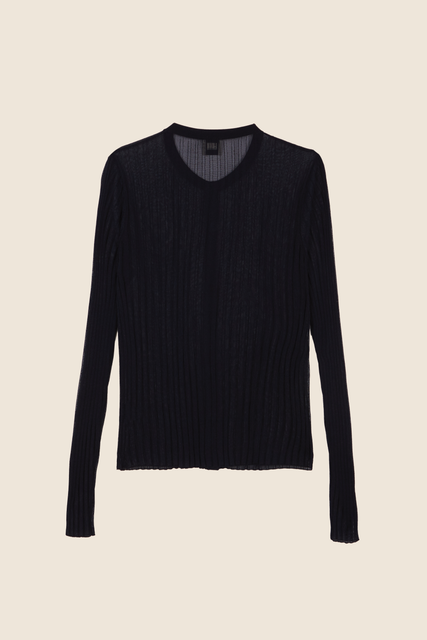 teresa helbig CÁRDIGAN PUNTO NAVY Ofertas especiales