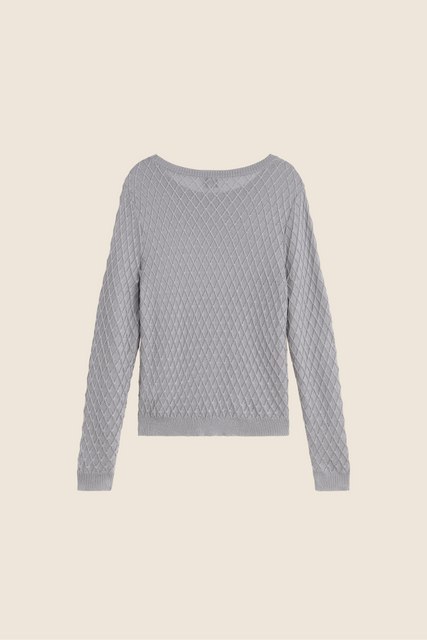 teresa helbig Jersey punto metálico plateado Ofertas
