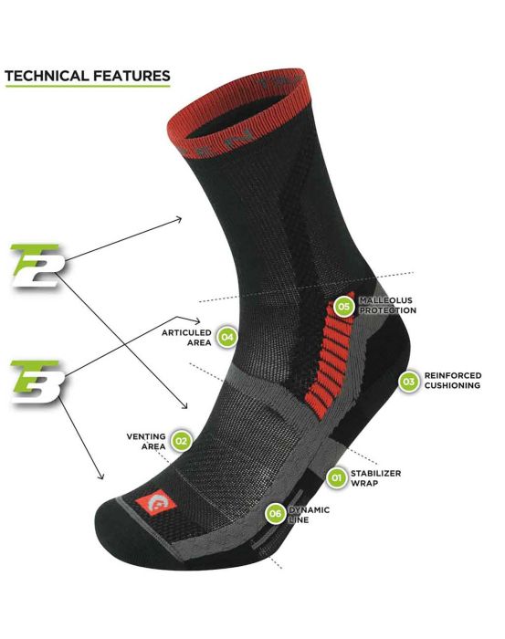 ternua CALCETÍN T3 LIGHT HIKER  ECO MAN Grandes descuentos
