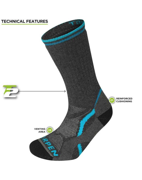 ternua CALCETÍN T2 MIDWEIGHT HIKER ECO WOMAN En oferta