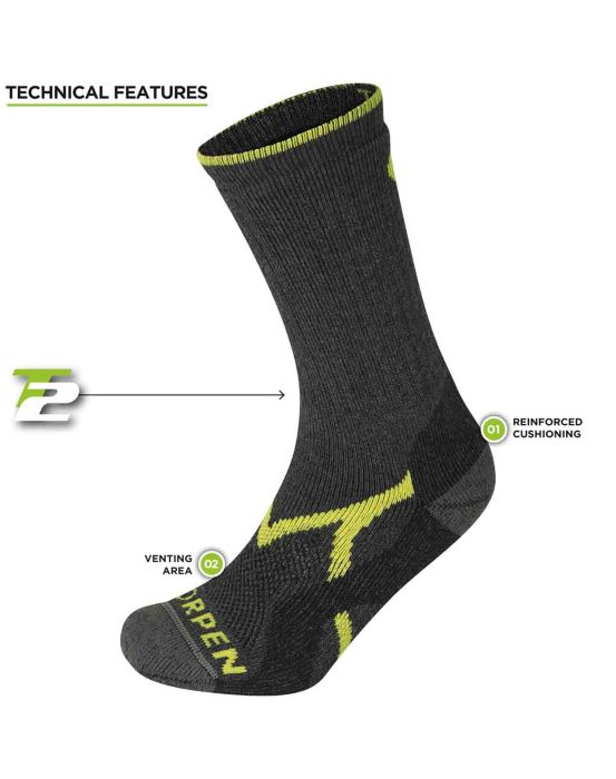 ternua CALCETÍN T2 MIDWEIGHT HIKER ECO MAN Libre de impuestos