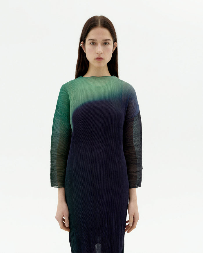 thinking mu Vestido verde Niki Superdescuento