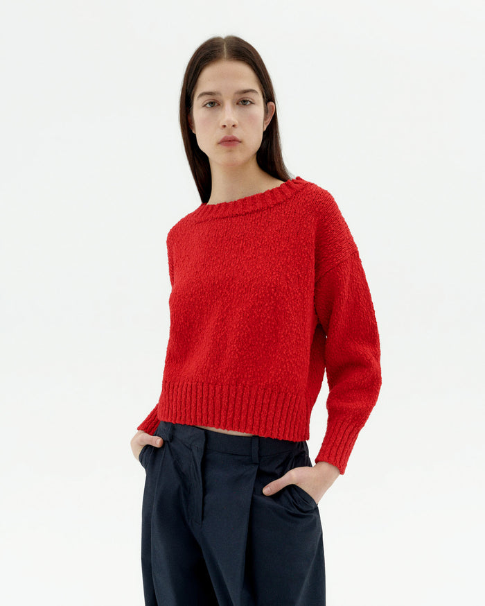 thinking mu Jersey rojo punto Clara